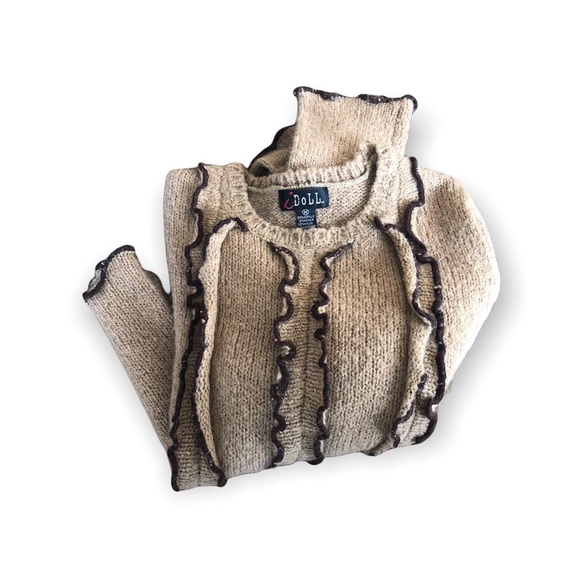 Y2k vintage knit sweater by iDoll - Picture 4 of 4